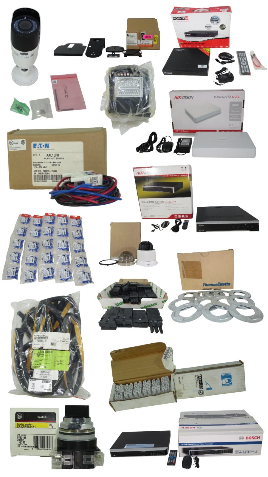 LOTE DE MATERIALES ELECTRICOS Y ELECTRONICOS VARIADOS